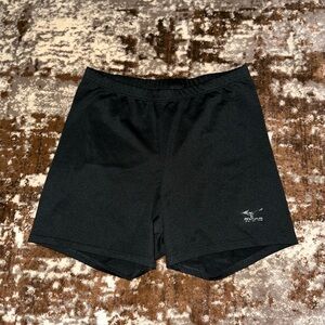 Mizuno Black Athletic Shorts for Active Performance